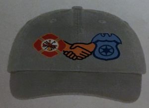 grey hat with logo